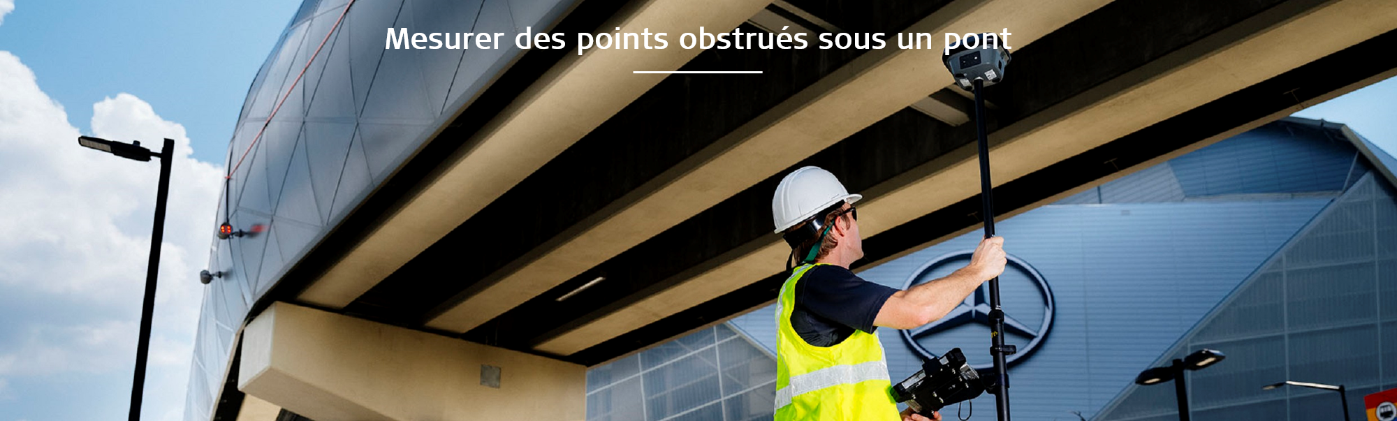 Mesurer des points obstrués sous un pont